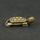 Brass Turtle Statue Tea Pet Figurine Auspicious Home Decor Tortoise Ornaments
