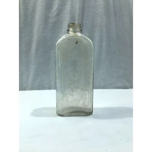 Vintage bottle, clear glass ribbed sides, Design Pat 92486, medicine or liquor - Picture 1 of 10