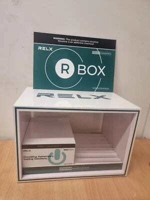 RELX Vape Display Case For Shop Counter Box Retail Display BRAND NEW Lockable