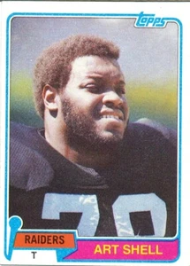 1981 TOPPS Art Shell RAIDERS Maryland Eastern Shore UMES-HAWKS HOF - Picture 1 of 1
