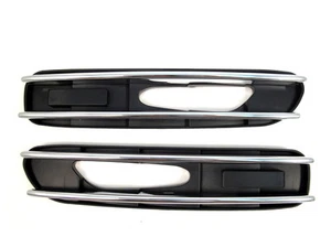 Side Fender Decor Grille Set Chrome/Black for BMW E60 E61 M5-Look "03-10 - Picture 1 of 2