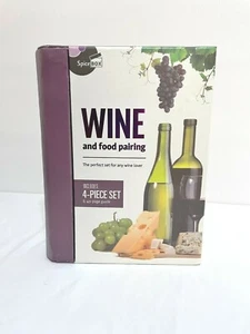 Set Wein und Lebensmittel Paarung & 40 Seiten Führung Marker Stopper & Neu in Verpackung Belüfter 4 Stück - Bild 1 von 6