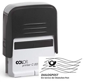 DIALOGPOST Automatikstempel Stempel FRANKIERWELLE (FRÜHER INFOPOST) Post - Bild 1 von 2