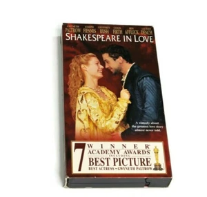 Shakespeare In Love (VHS, 1998) Gwyneth Paltrow Joseph Fiennes Ben Affleck *VHS* - Picture 1 of 3