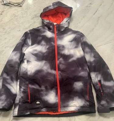 Jaqueta QUICKSILVER Dry Flight Tech Snowboard Ski Coat Meninos Tamanho XL 16 Inverno - Imagem 1 de 4