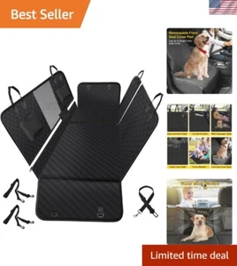 Durable 100% Waterproof Dog Hammock Car Seat Cover - Easy Install & Clean - Picture 1 of 9