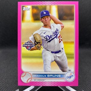 2022 Topps Pro Debut Fuchsia /199 #PD-174 Maddux Bruns 198/199 Pink