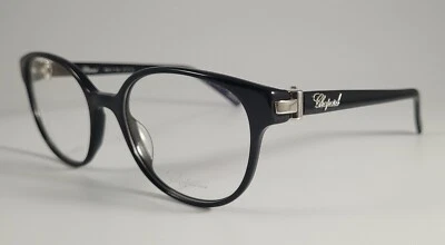 Gafas Chopard NUEVAS VCH 198S Color 0700 Negro Plata Talla 51 Auténticas para Hombre Foto 1 de 4