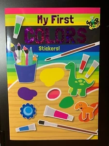 MY FIRST COLORS WORKBOOK WITH STICKERS BRAND NEW KIDS FUN LEARNING! - Imagen 1 de 5