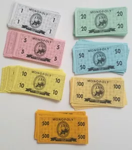 Monopoly 1999 Major League Baseball Money Replacement Pieces/Parts, Used - Picture 1 of 2