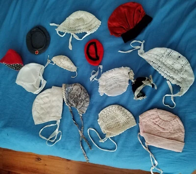 14 CHAPEAUX ANCIENS POUR POUPEES JUMEAU - SFBJ - PORCELAINE... - Photo 1/4