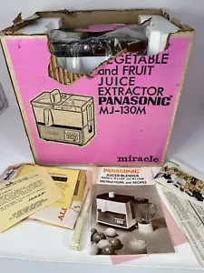 Vintage Neu im Karton Panasonic MJ-130M Entsafter Entsafter Japan Made 1970s versiegelt! - Bild 1 von 23