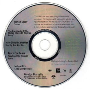 CD EXTRA: Mariah Carey & Others (WIN/AUDIO, 1996)- NEW CD in SLEEVE - Picture 1 of 1