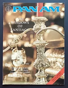 ultimo numero PAN AM rivista in volo OTTOBRE 1991 SANTIAGO immacolata - Foto 1 di 1