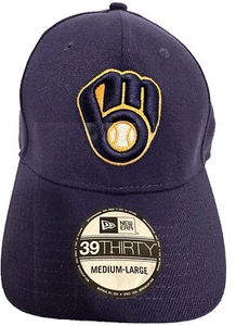 Gorra Milwaukee Brewers New Era MLB Team Classic 39THIRTY mediana-grande azul - Imagen 1 de 6