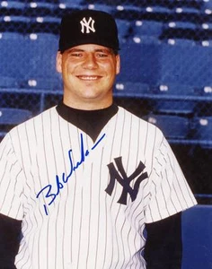 BOB WICKMAN NEW YORK YANKEES SIGNED AUTOGRAPHED 8X10 PHOTO W/COA SMILING - Picture 1 of 1