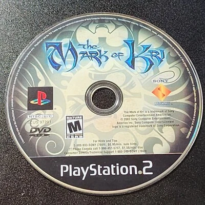 Mark of Kri PlayStation 2 PS2 - Disc Only, Tested, Working, Action Adventure - Image 1 of 4