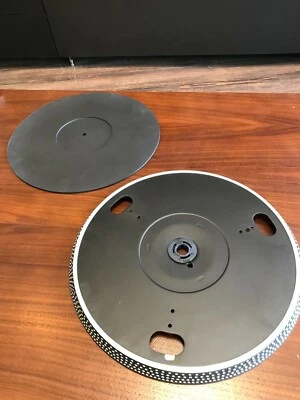 Dual CS-505-1 Platter with Rubber Matt - Image 1 of 3