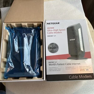 NETGEAR Ultra-High Speed Cable Modem DOCSIS® 3.1 for XFINITY CM1000 - Picture 1 of 4