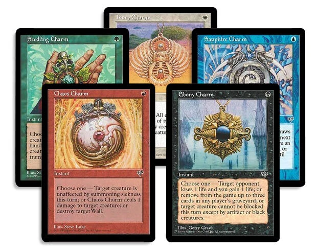 5 Charm Instant - Mirage - 1x of each - MP-NM - Sets - Magic MTG FTG - Image 1 of 1