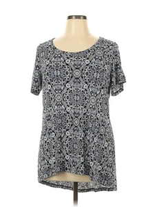 Philosophy Republic Short Sleeve Top Stretchy 1X / XL Comfortable & Classy Blue - Picture 1 of 8