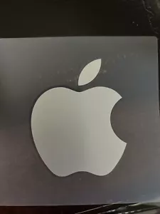Adesivo logo Apple raro grande argento OEM nuovo autentico (non bianco) - Foto 1 di 2