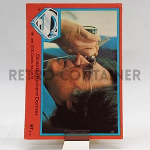 Red Card Topps 1978 - Superman The Movie - # 97 Director Richard Donner - Picture 1 of 1