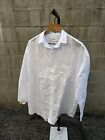 Frank & Eileen $228 Shirley Oversized Button-Up Shirt White Everyday Poplin; S
