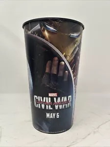 Taza promocional de cine Marvel Capitán América Ironman Guerra Civil 2016 44 oz - Imagen 1 de 7