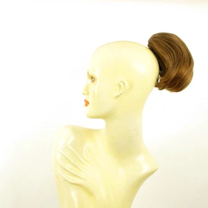Hairpiece ponytail short golden brown wick ref 2/6bt27b peruk - Imagen 1 de 7