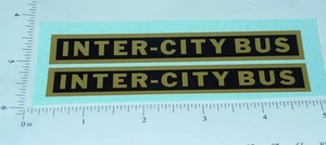Pair Steelcraft Large Inter City Bus Stickers SC-030 - Picture 1 of 1
