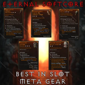 Diablo 4 💥ETERNAL REALM 💥 META BIS Legendary Gear (TODAS las clases) - Imagen 1 de 41