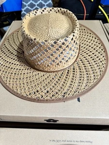 Lack Of Color Crezca Brown Straw Sun hat. Size Small 55cm. May Fit Some Mediums - Picture 1 of 1