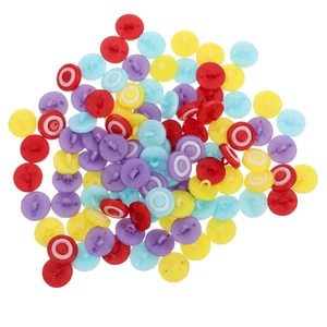 100Pcs Beautiful Mushroom Domed Button Lovely Sewing Button Chic for DIY - Picture 1 of 12