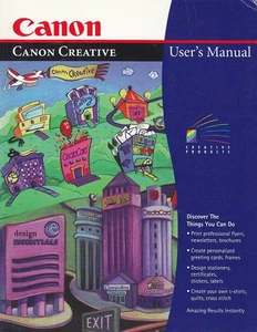 Canon Creative User's With CD-Rom Software Brand New - Picture 1 of 3