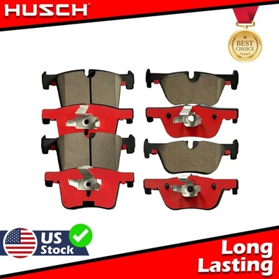 Front & Rear Carbon Fiber Ceramic Brake Pads Fit for BMW 320i 2016 - 2018 Foto 1 de 4