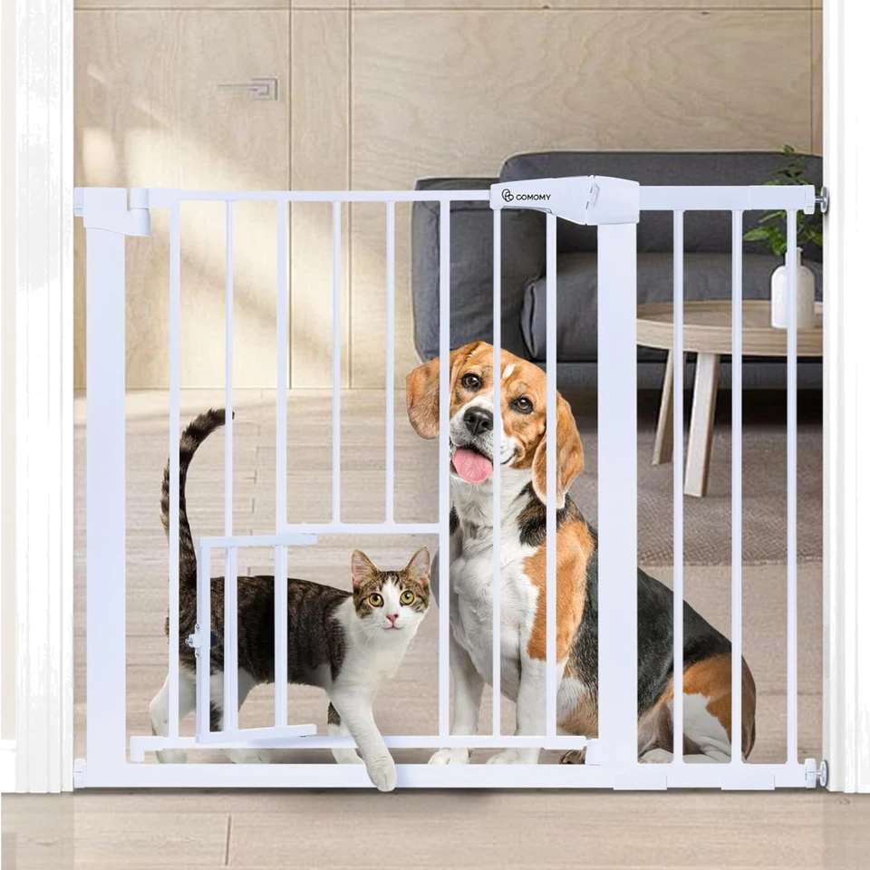 Türschutzgitter, Katzenklappe, Treppenschutz, Sicherheitsgitter, Erweiterbar,... - Bild 1 von 1