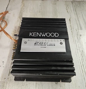 KENWOOD power amplifier KAC-6485 280 watts-VA9 Car Audio w/ Wires and Switch - Picture 1 of 10