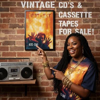 •KRS-ONE ~ I GOT NEXT• ~1997 OG PRESSING~ (CASSETTE TAPE) - Image 1 of 4