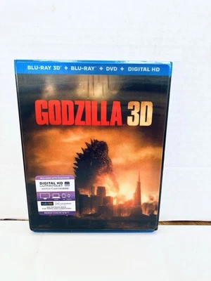Godzilla 2014 Blu-Ray 3D 2DVD Movie Works Warner Bros - Image 1 of 4