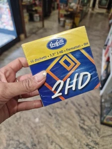 BUFFETTI 10 FLOPPY DISC DISCHETTI 3,5 2 HD SIGILLATI - Photo 1/5