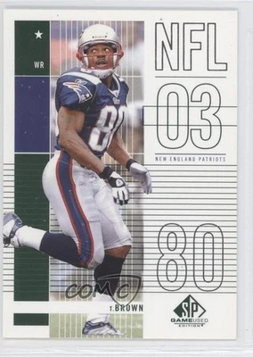 2003 SP Game Used Edition Troy Brown #55 - Image 1 of 2