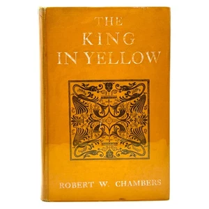 CHAMBERS, Robert W. "The King in Yellow" [Harper, 1902] 1st Illustrated Edition - Bild 1 von 5