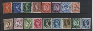 1960 ½d-1/3 CROWNS GREEN PHOSHOR UNMOUNTED MINT SET OF NINE. SG 610-618 - Picture 1 of 1