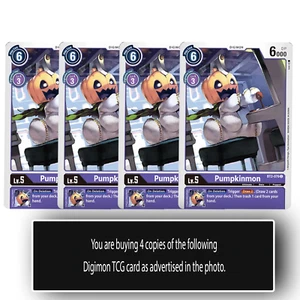 Pumpkinmon - BT2-076 C - Common Digimon TCG Card Playset Purple - Picture 1 of 1