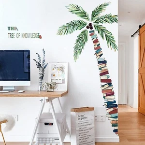 Palm Tree Wall Decals Wall Stickers Vinyl Peel and Stick Removable Decal Stic... - Picture 1 of 4