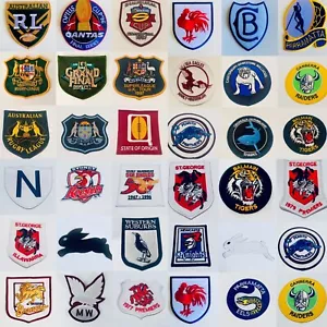 RUGBY LEAGUE IRON ON PATCH ALL CLUBS - Picture 1 of 56