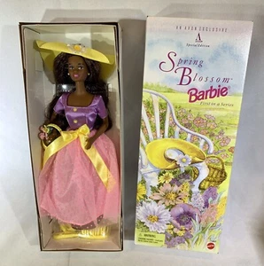 1995 African American Barbie Doll Avon Special Ed. Spring Blossom 1st in Series - Picture 1 of 8