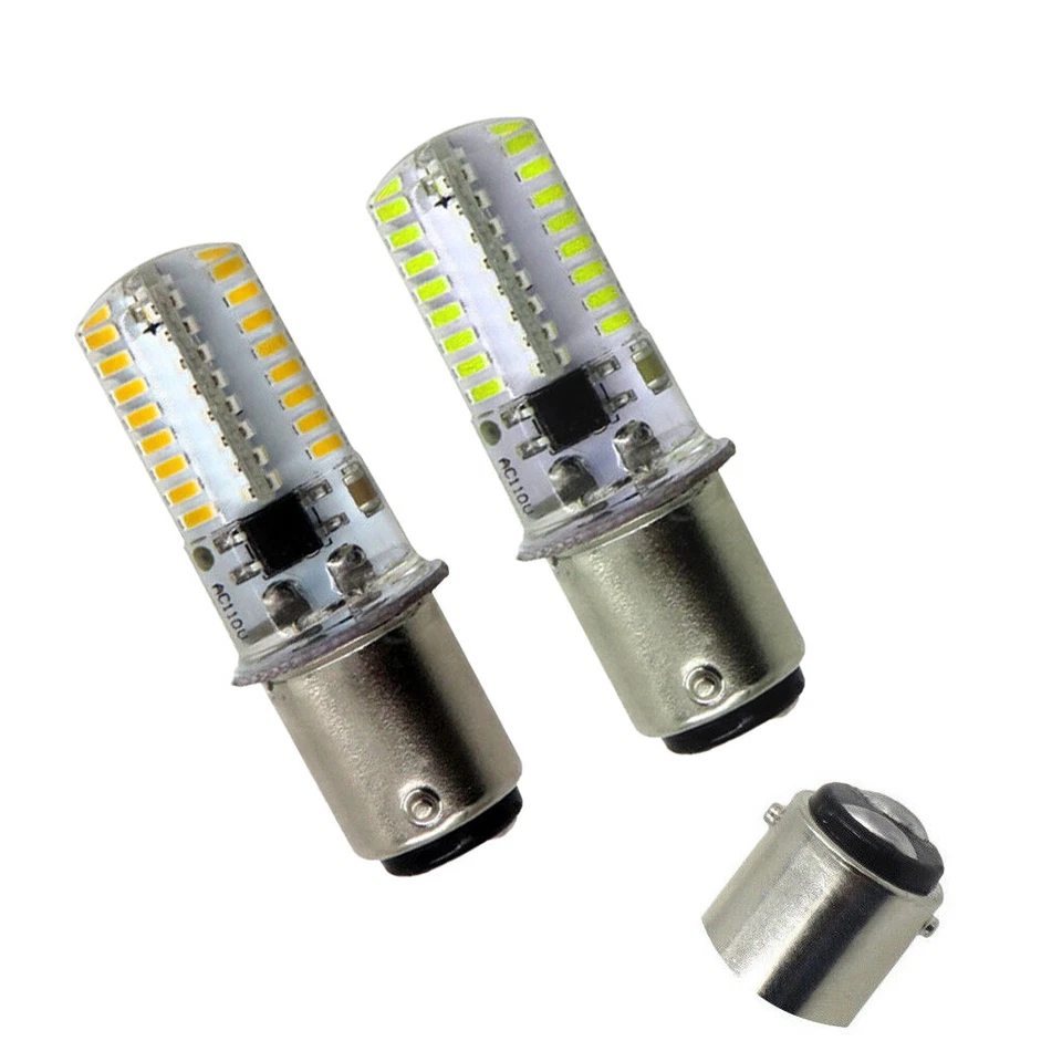 1x/10x BA15D Base LED Bulb 64-3014 Fit Kenmore/Singer 221/222K/301A/401A/500  #N - Image 1 of 4