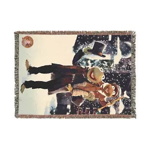 Muppets Kermit & Robin Holiday Webdecke - Kermit der Frosch und Neffe wirft - Bild 1 von 7